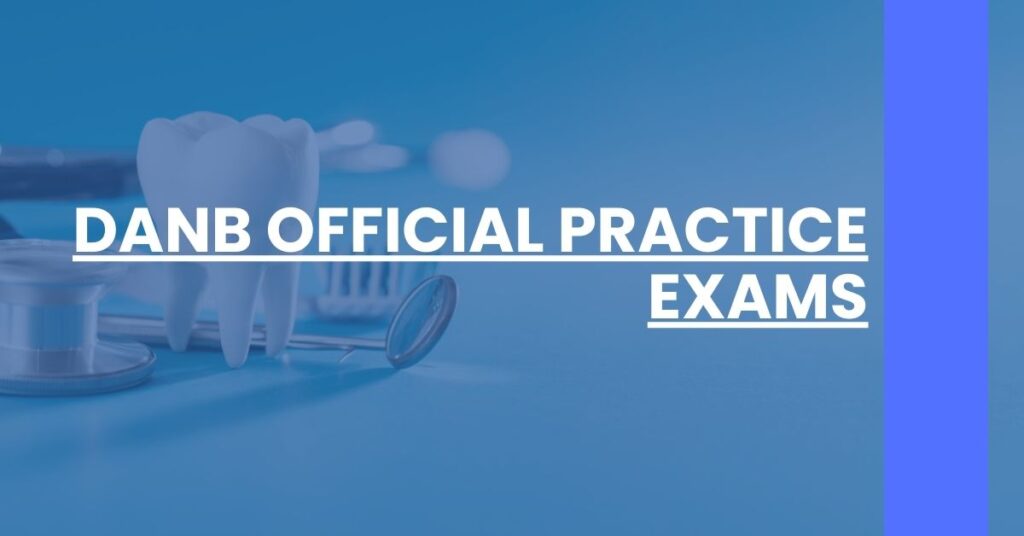 DANB Official Practice Exams Feature Image