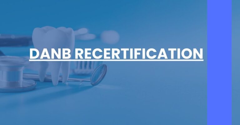 DANB Recertification Feature Image