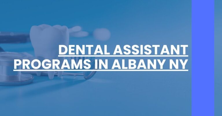 Dental Assistant Programs in Albany NY Feature Image