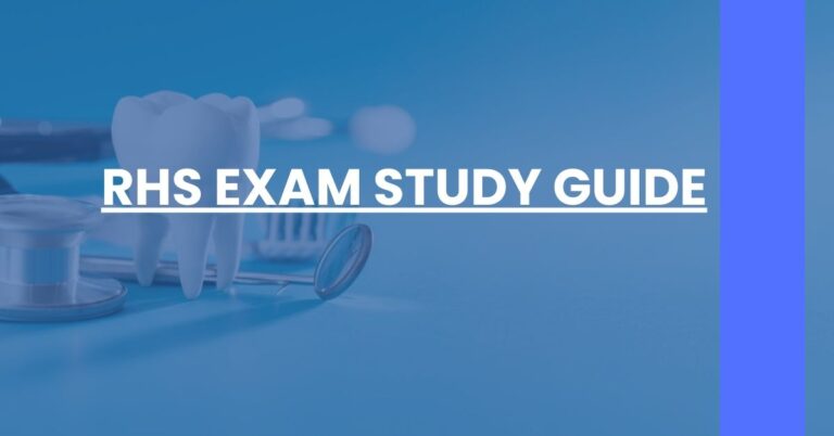 RHS Exam Study Guide Feature Image