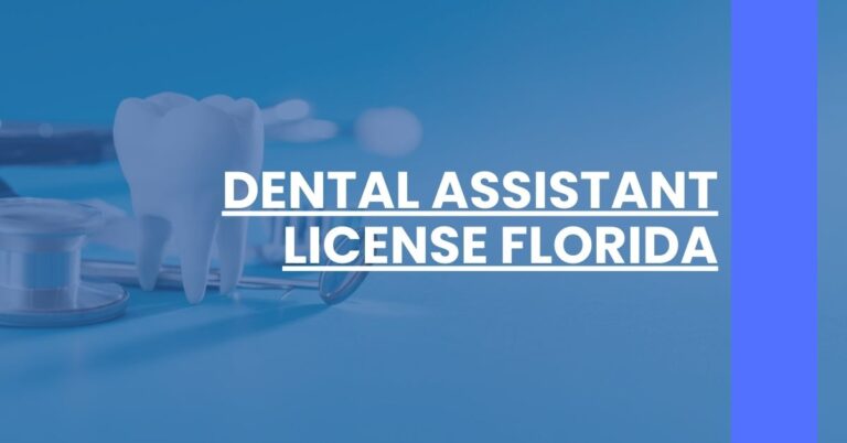 Dental Assistant License Florida Feature Image